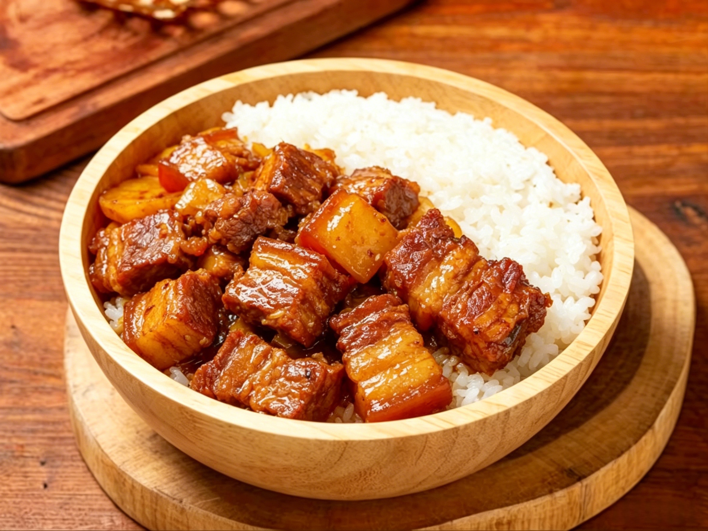 毛氏红烧肉盖饭